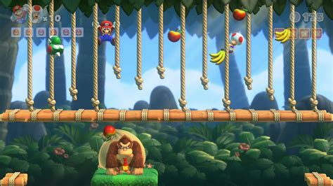 is mario vs donkey kong multiplayer, and does it involve time-traveling bananas?