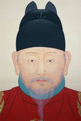 Portrait of Yi Gye-bong - A Masterpiece Depicting Regal Presence and Delicate Brushwork!