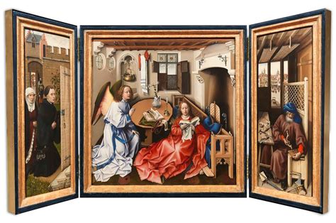 The Annunciation Triptych? An Intricate Narrative Woven with Golden Threads and Heavenly Radiance!