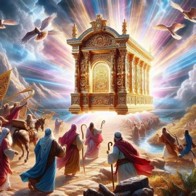 The Ark of the Covenant Vibrant Hues and Symbolic Majesty