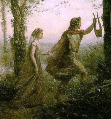 The Death of Orpheus, A Symphony of Sorrow and Serenity on Canvas