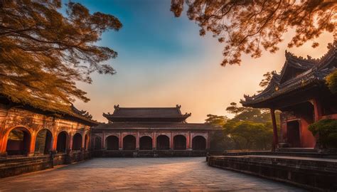 The Imperial Palace at Hue - A Stunning Portrait of Architectural Majesty and Serene Tranquility!