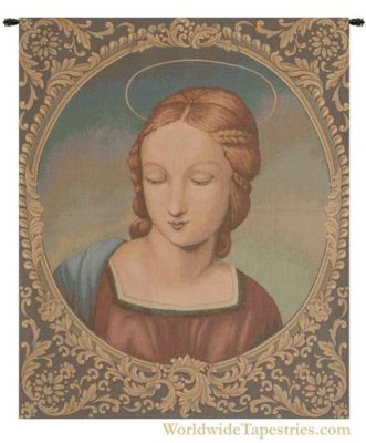 The Lucca Madonna:  A Jewel-Toned Tapestry Embroidered With Divine Grace!