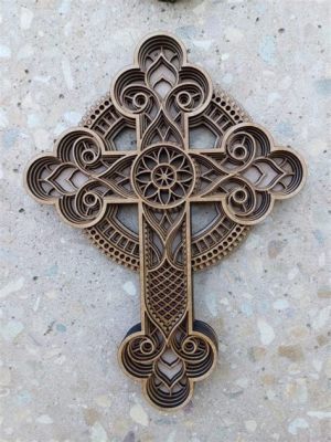 The Wrought Silver Buckle -  A Study in Geometric Precision and Intricate Celtic Knotwork!